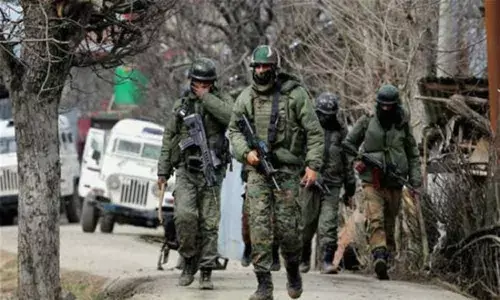 Encounter underway in Jammu and Kashmirs Doda district Encounter underway in Jammu and Kashmirs Doda district