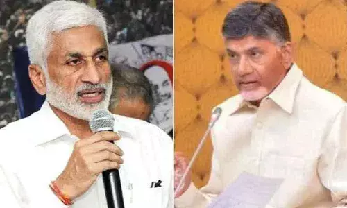 Vijayasai Reddy takes jibe at Chandrababu Naidu, say he could fell asleep only after appearing in TV