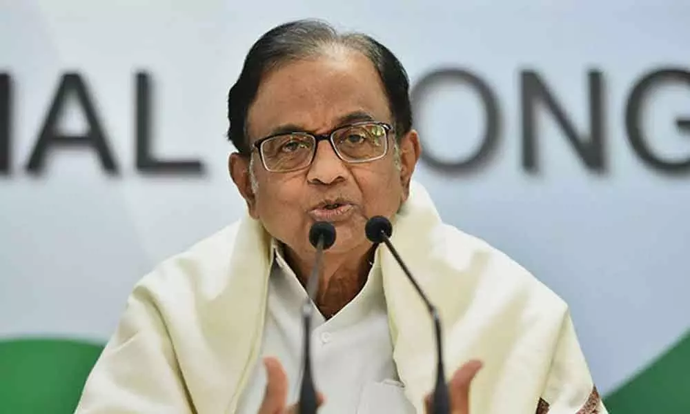 89% have zero weekly income says P Chidambaram