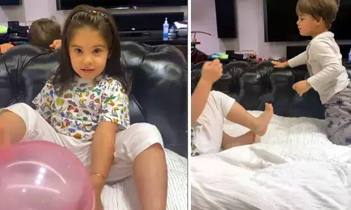 Lockdown With Johars: Yash And Roohi Turn Karan Into A Monkey