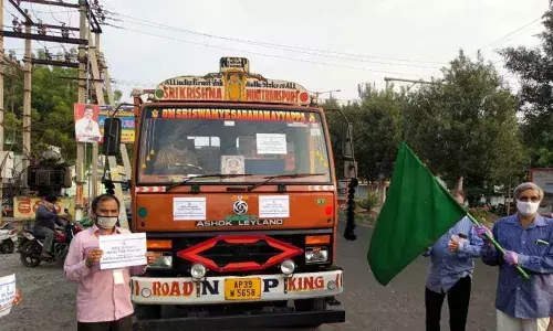 Guntur: Essentials sent for distribution among tobacco farmers