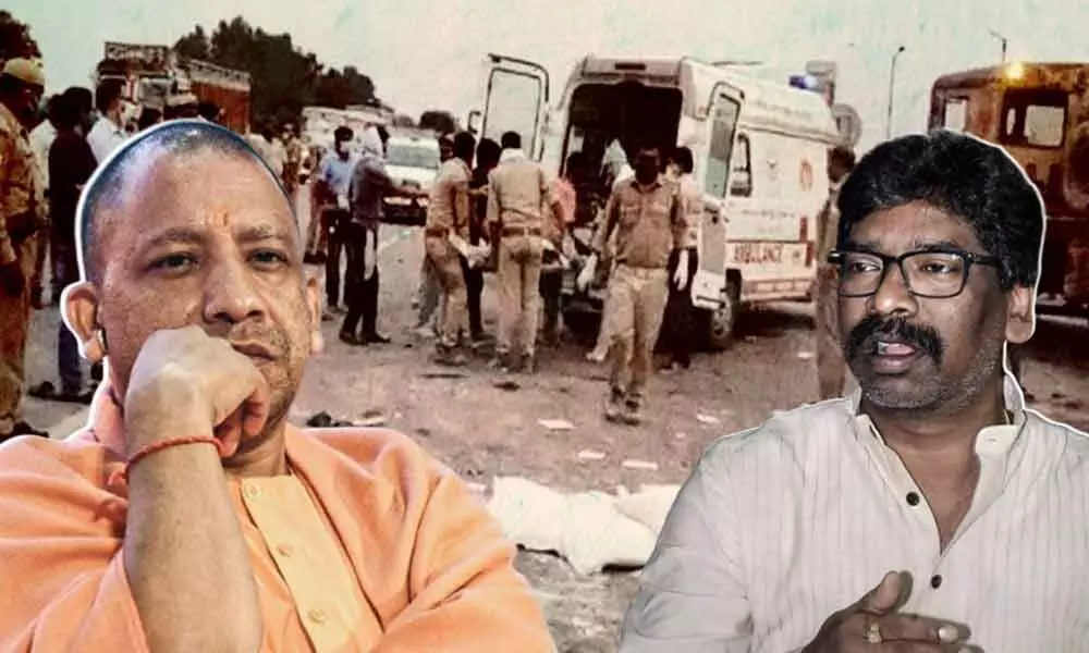 UP sends bodies of accident victims with migrants in trucks
