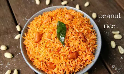 Peanut Rice: A Simple Yet Tasty Rice Recipe For Your Lunch