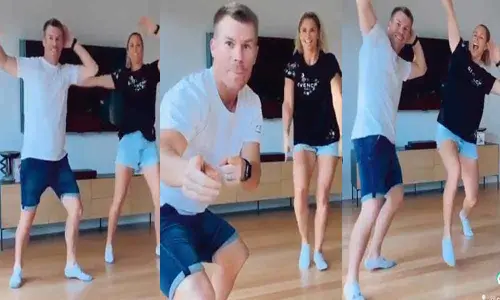 David Warner Wishes Jr NTR Dancing To His Pakka Local Song