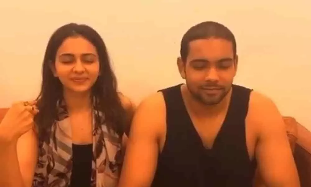 Its Quiz Time For Tollywood Actress Rakul Preet And Her Brother Aman Singh