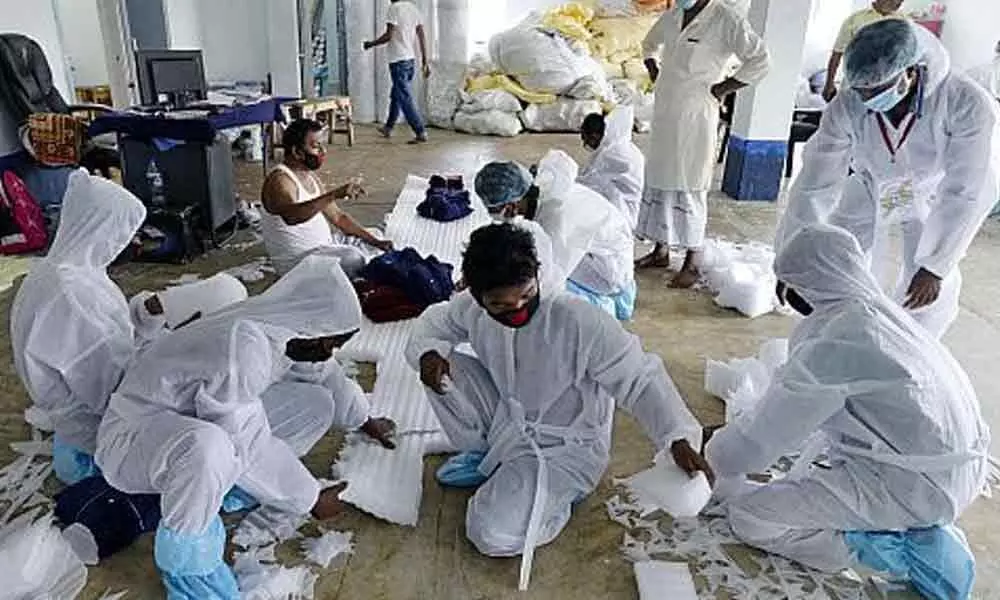Hospitals in PoK get used PPE kits, masks with paan stains