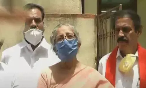 Ranganayakamma attends CID inquiry over fake news case in Guntur