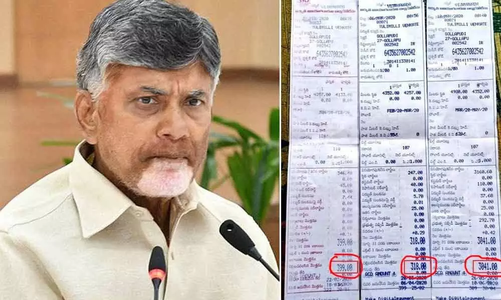 Chandrababu slams govt over hike in power charges, asks will common man able to pay