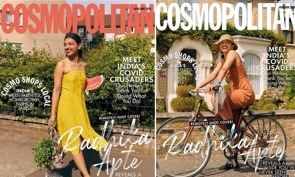 Radhika Apte Looks Modish On The Cover Page Of Cosmopolitan Magazine