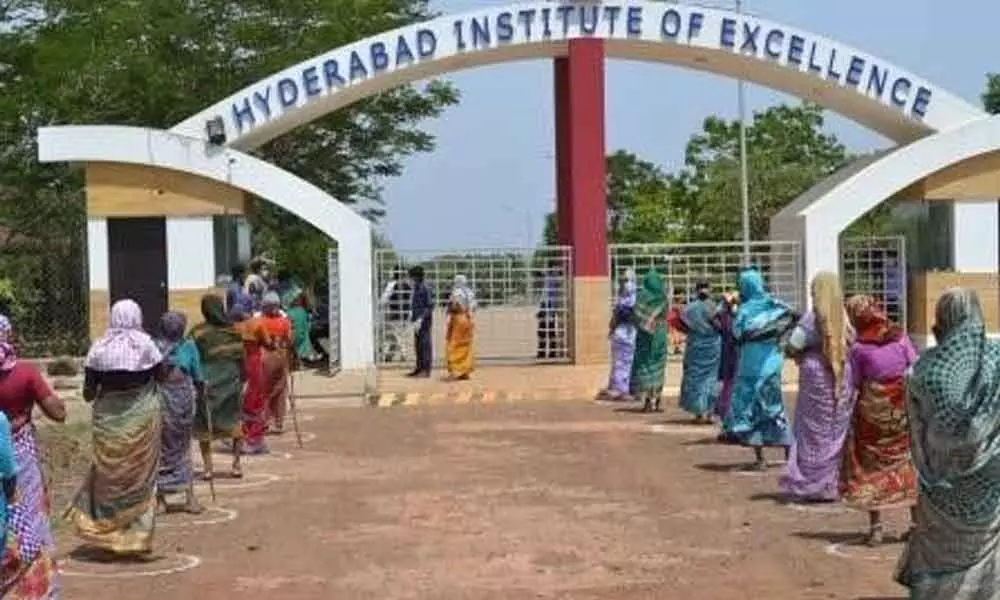 Hyderabad Institute of Excellence extends relief to poor