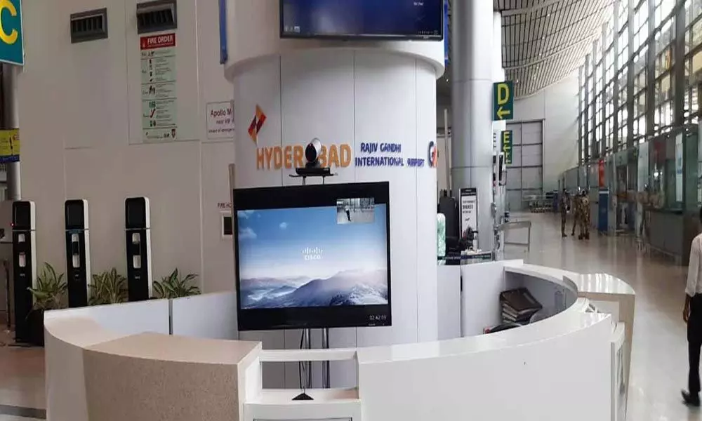 Touchless kiosks, social distancing; Hyderabad airport gears up to resume flights