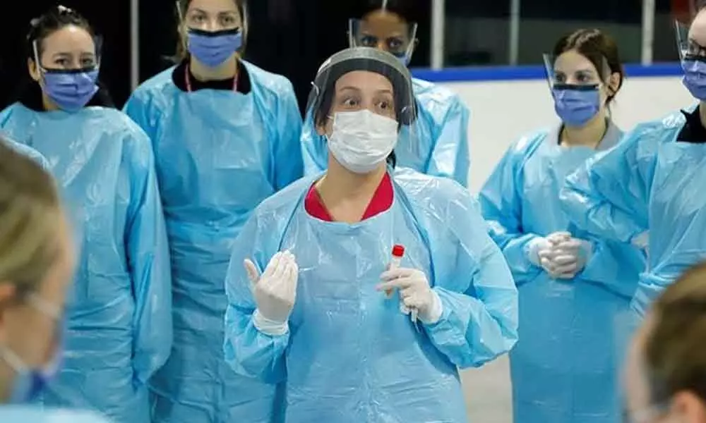 Who will protect the medical teams from the virus?