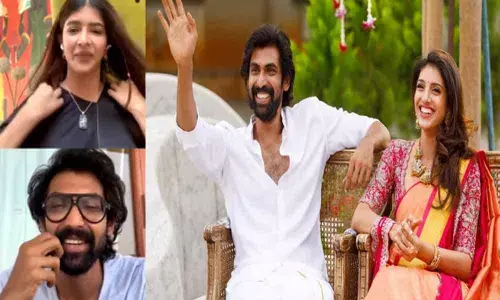 Rana Daggubati reveals his love story in Manchu Lakshmis live