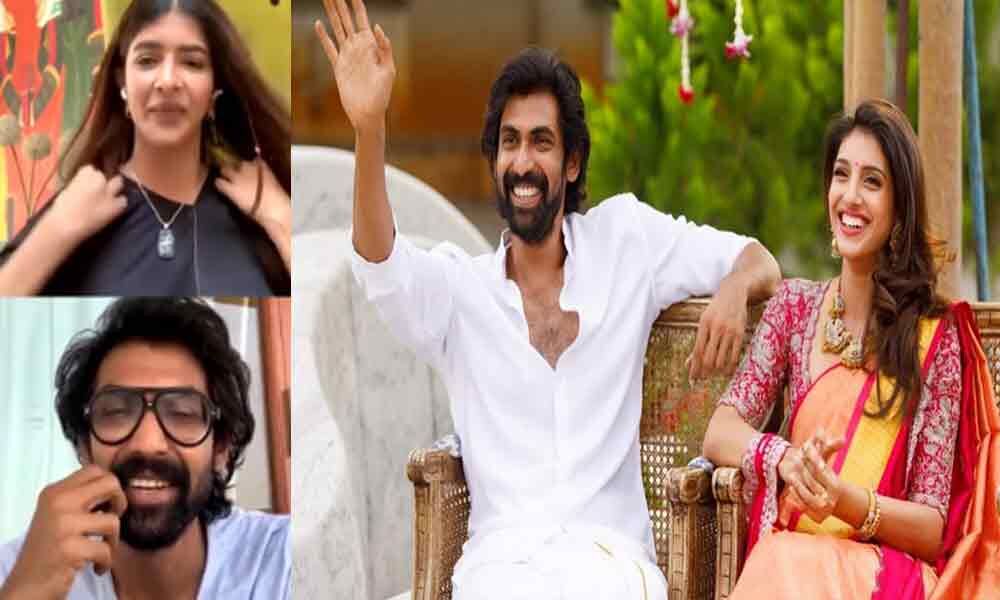 Rana Daggubati Reveals His Love Story In Manchu Lakshmi's Live