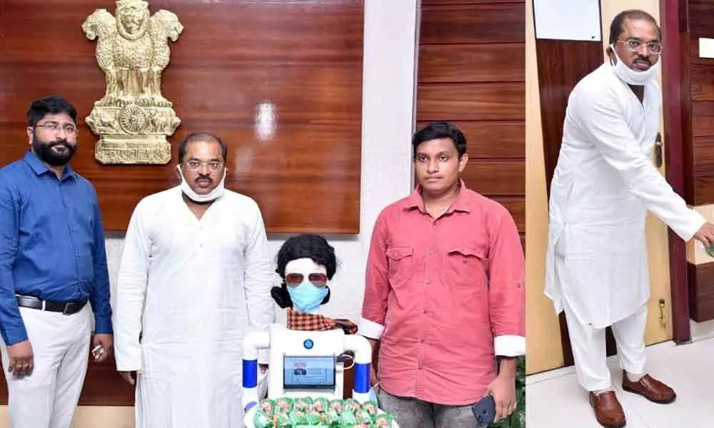 Vijayawada: Robots to provide medicine to Covid-19 patients