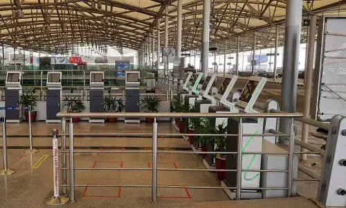 Domestic flights resume after 60 days at Hyderabad airport