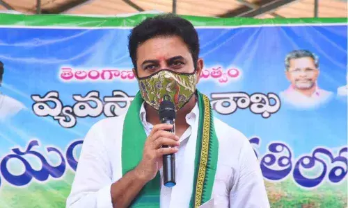 KCR ensured irrigation water to lakhs of acres: KTR