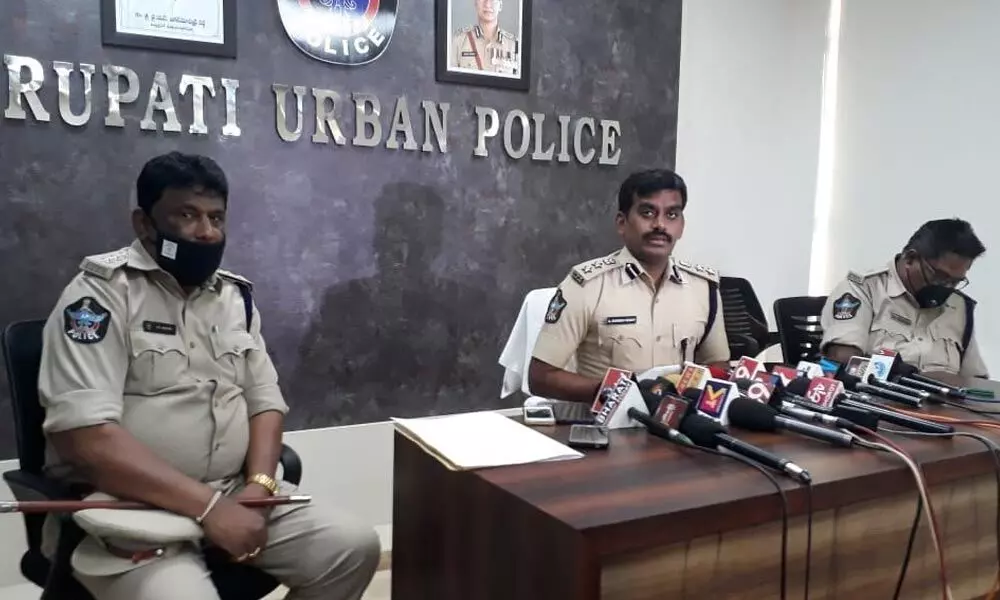 Tirupati: Notorious criminal held, property recovered