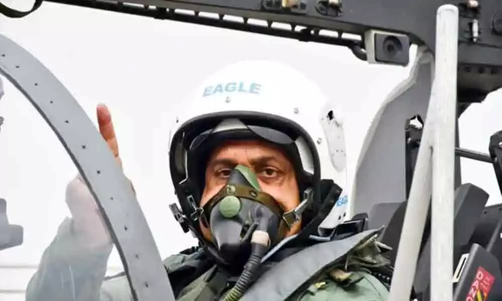 IAF chief Bhadauria flies Tejas single-seater aircraft at Sulur airbase
