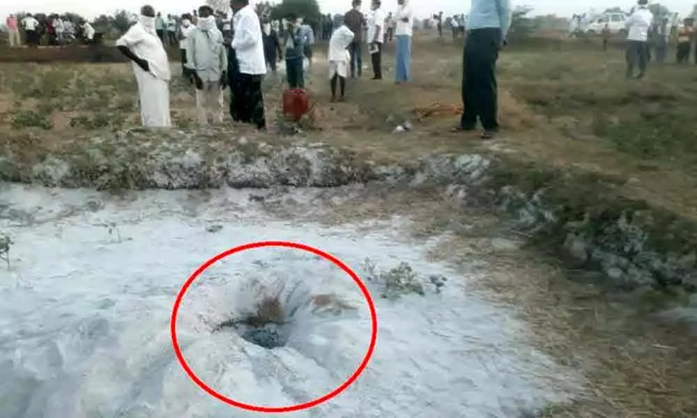 3 year old Boy Fell in Abandoned borewell in Telangana