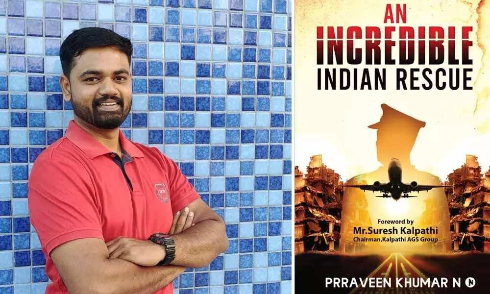 Prraveen Khumar N launches his first book – An Incredible Indian Rescue