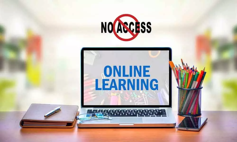 No access to online classes for students in agency areas