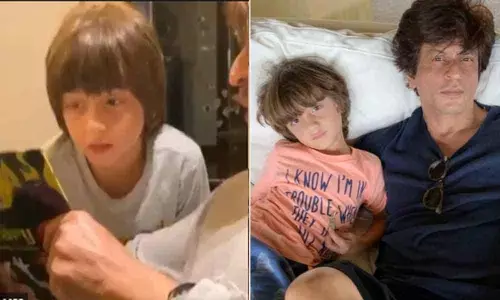 Abram Khan Celebrates His 7th Birthday Listening To The Scary Stories By SRK