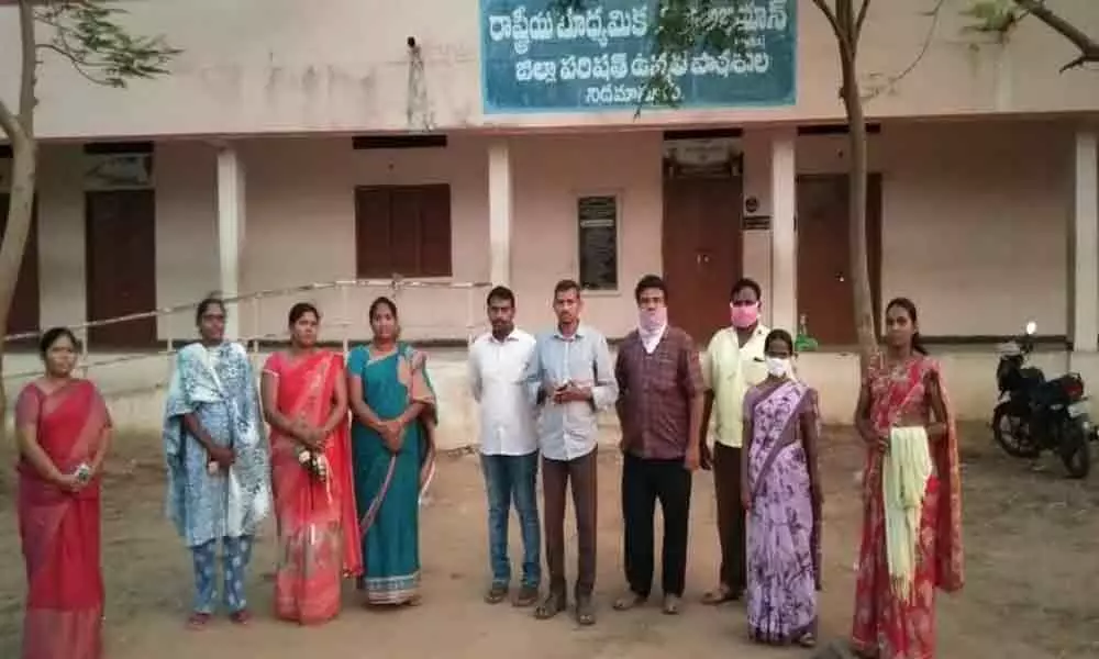 Andhra govt releases funds to Zilla Parishad School in Nidamanuru of Krishna district