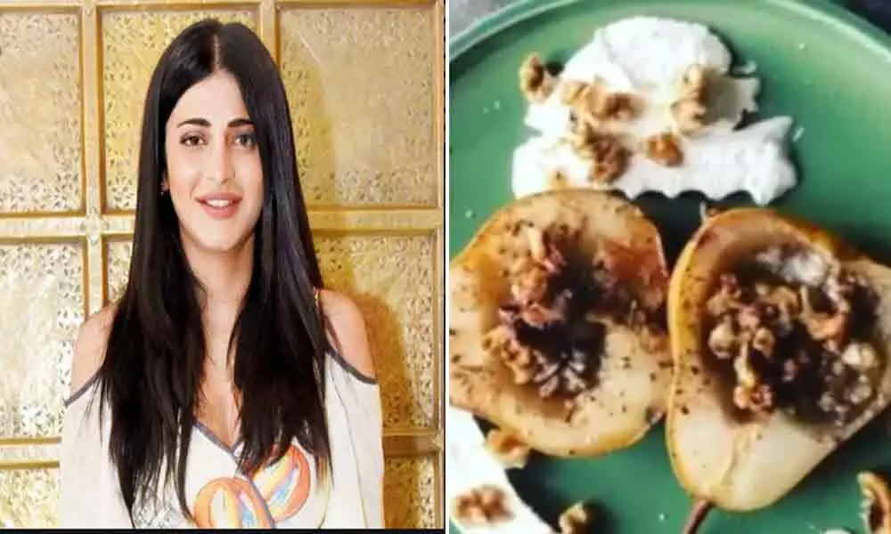 Shruti Hassans Chai Baked Pears: A Perfect Snack For All The Chai Lovers