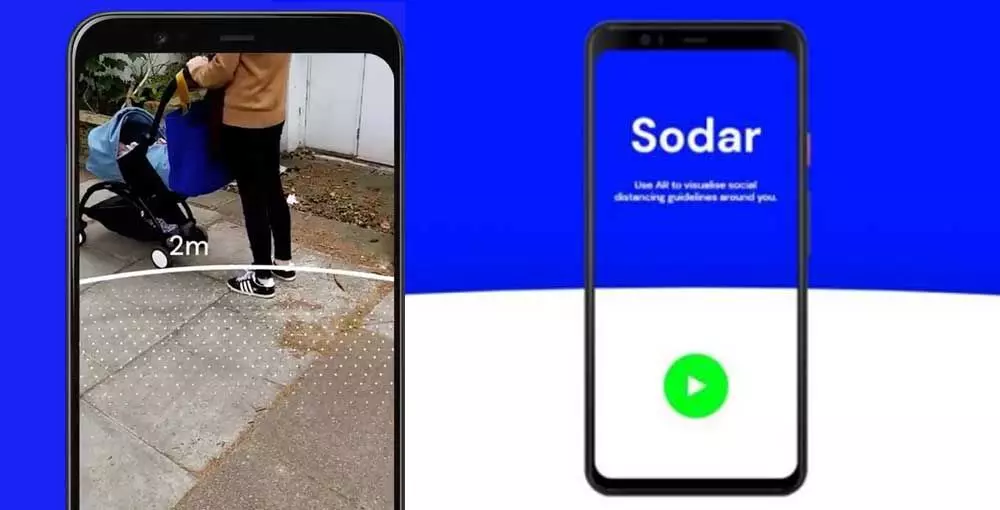 Googles AR Tool  Sodar Helps in Social Distancing