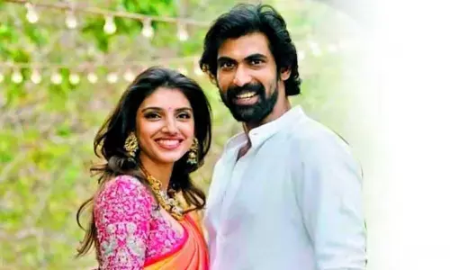 Miheeka Bajaj andd Rana Daggubati.