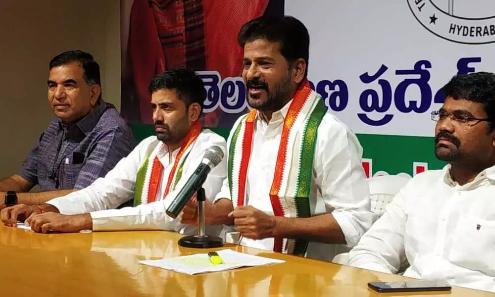 Revanth Reddy dares KCR to debate on welfare of poor communities