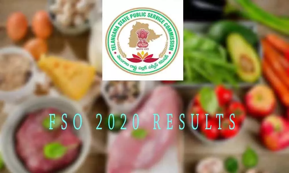 TSPSC Food safety officer (FSO) 2020 results released