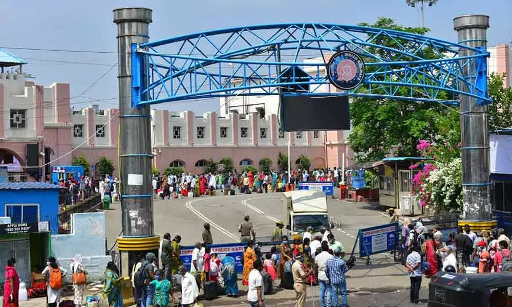 Hyderabad: Rail travel chugs off