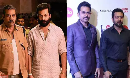 Suriya And Karthi in Ayyappanum Koshiyum remake