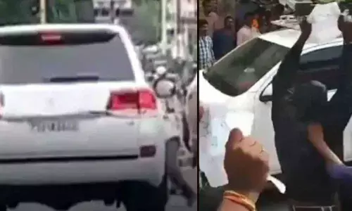 Youth intercepts CM KCRs convoy in Hyderabad, asks to provide employment