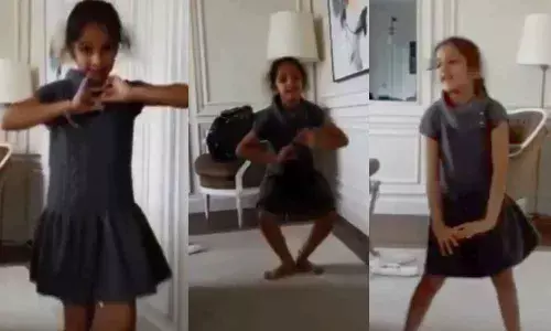 Namrata Shares The Traditional Dance Video Of Her Little Doll Sitara