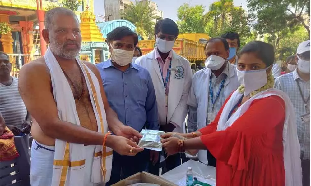 Kaba Sura Kudineer is being distributed by Siddha Clinical Research unit in Tirupati