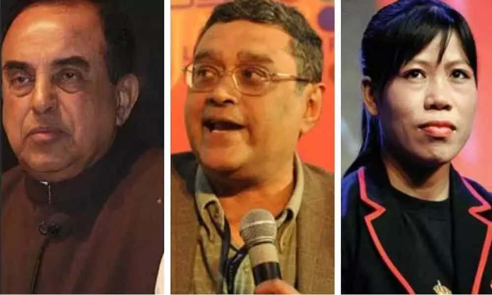No asset details of Subramanian Swamy, Swapan, Mary Kom with RS