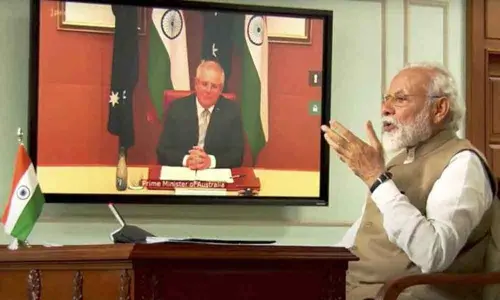 PM Modi holds virtual summit with Australian counterpart  Scott Morrison