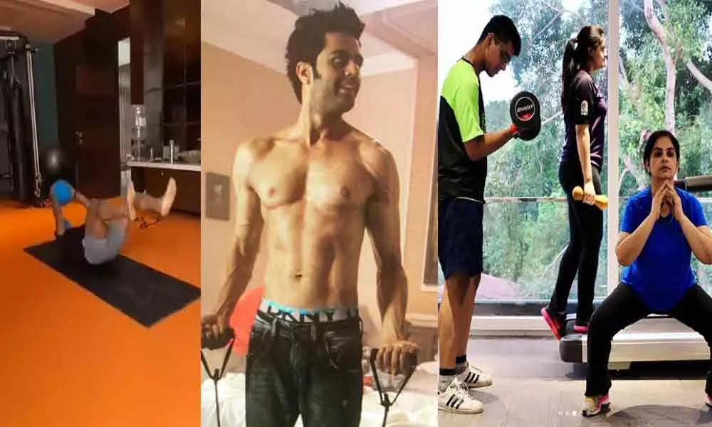Quarantine Workouts: Celebrities Motivate Their Fans With Their Home Workout Sessions