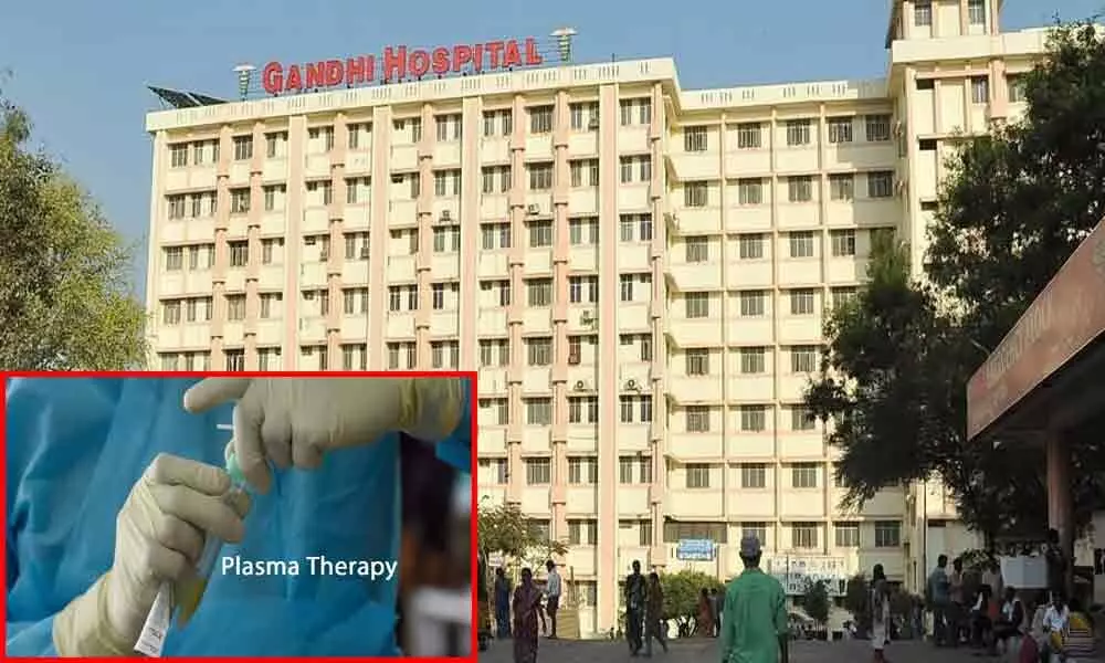 Hyderabad: Plasma therapy proves effective against coronavirus patients at Gandhi Hospital