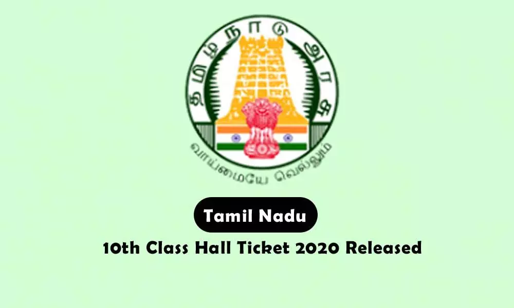 TN 10th Class Hall Ticket 2020 Released; Download Here