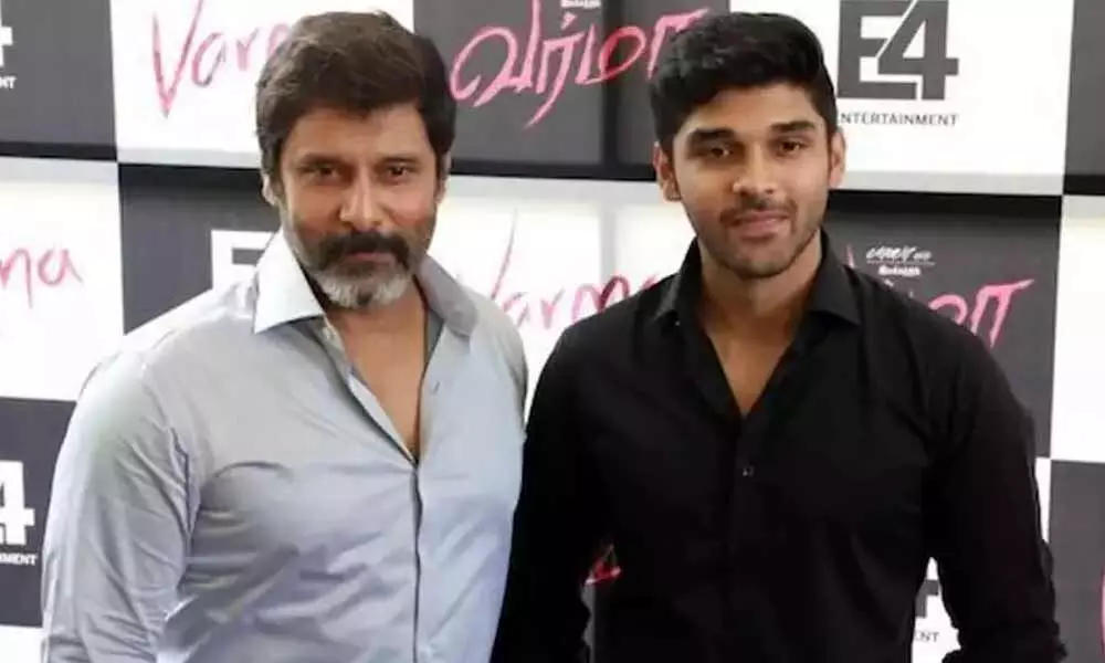 Vikram and his son in a film soon