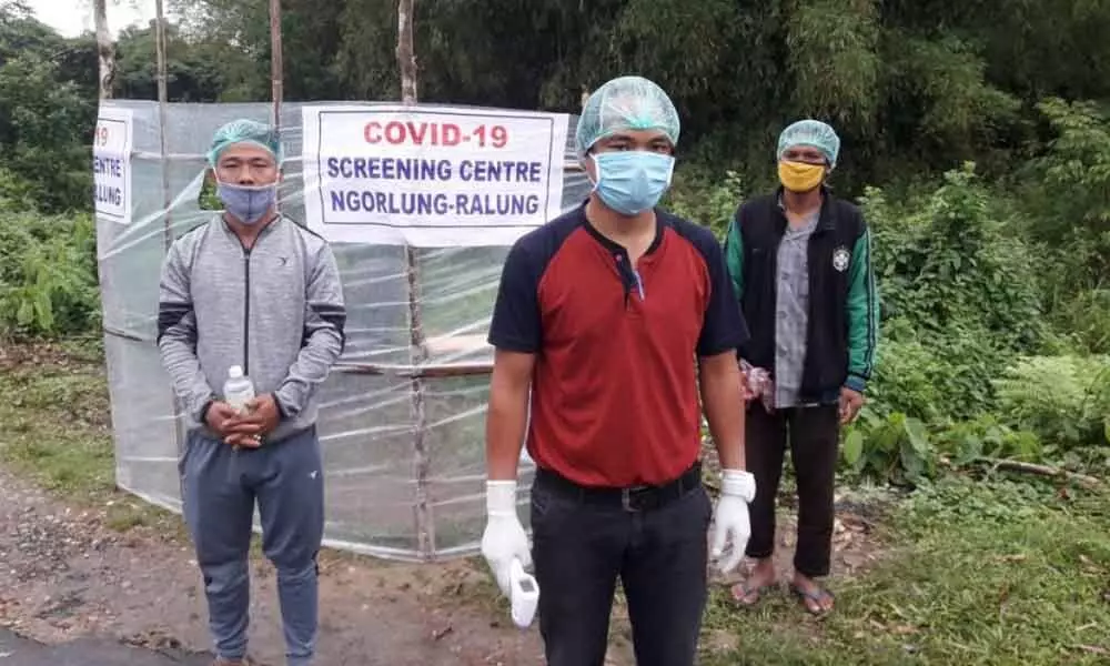 Arunachal teacher voluntarily turns into corona warrior