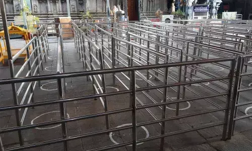 Stage set for healthy darshan of Bhadradri Rama