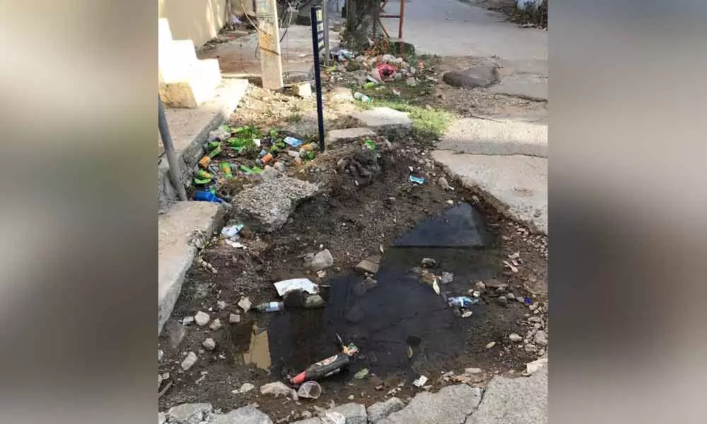 Malkajgiri: Residents raise a big stink