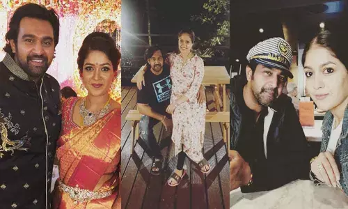 Happy Memories: Chiranjeevi Sarjas Love Story With Wife Meghna Raj In Pictures