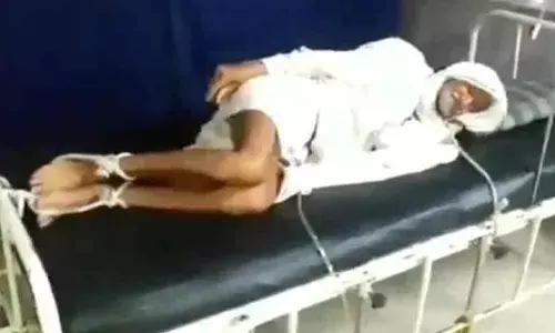 Hospital sealed for tying elderly patient to bed