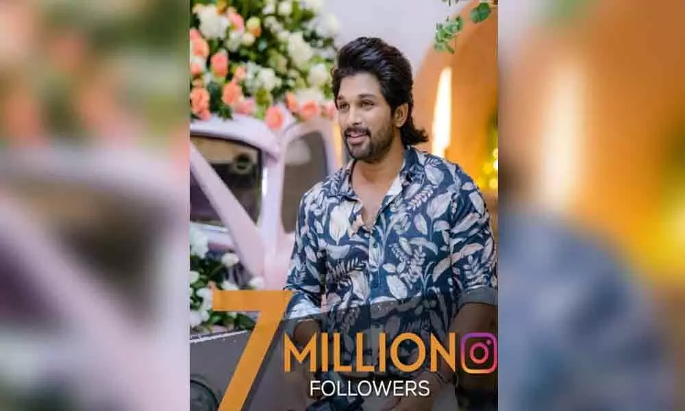Allu Arjun Instagram Followers Touch 7 Million Mark